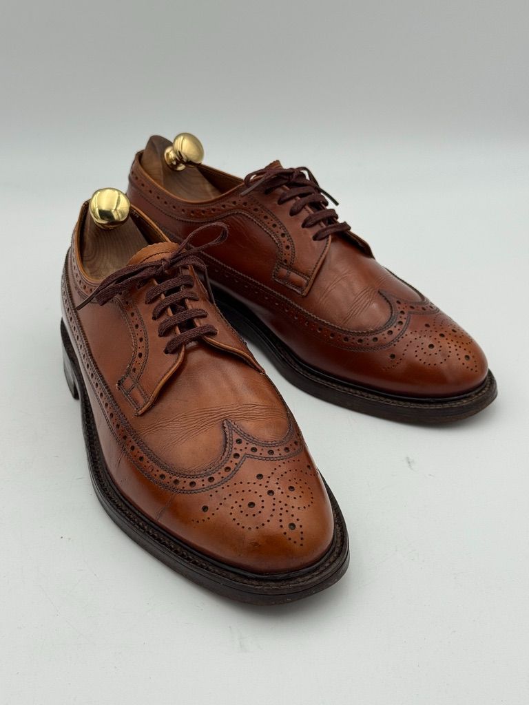 希少 アランマカフィー Alan McAfee フルブローグ UK7.5F 目安26cm