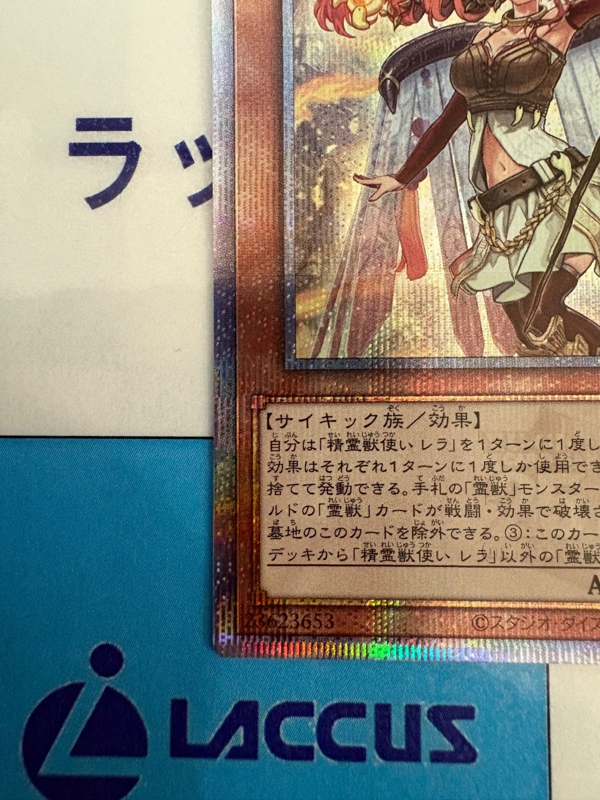 遊戯王 精霊獣使い レラ クォーターセンチュリーシークレットレア
