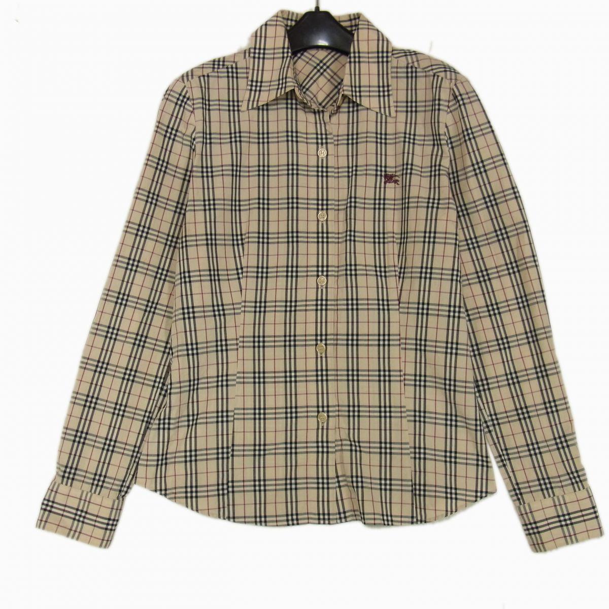 ◇BURBERRY LONDON BLUE LABEL 長袖シャツ ブラウス バーバリー