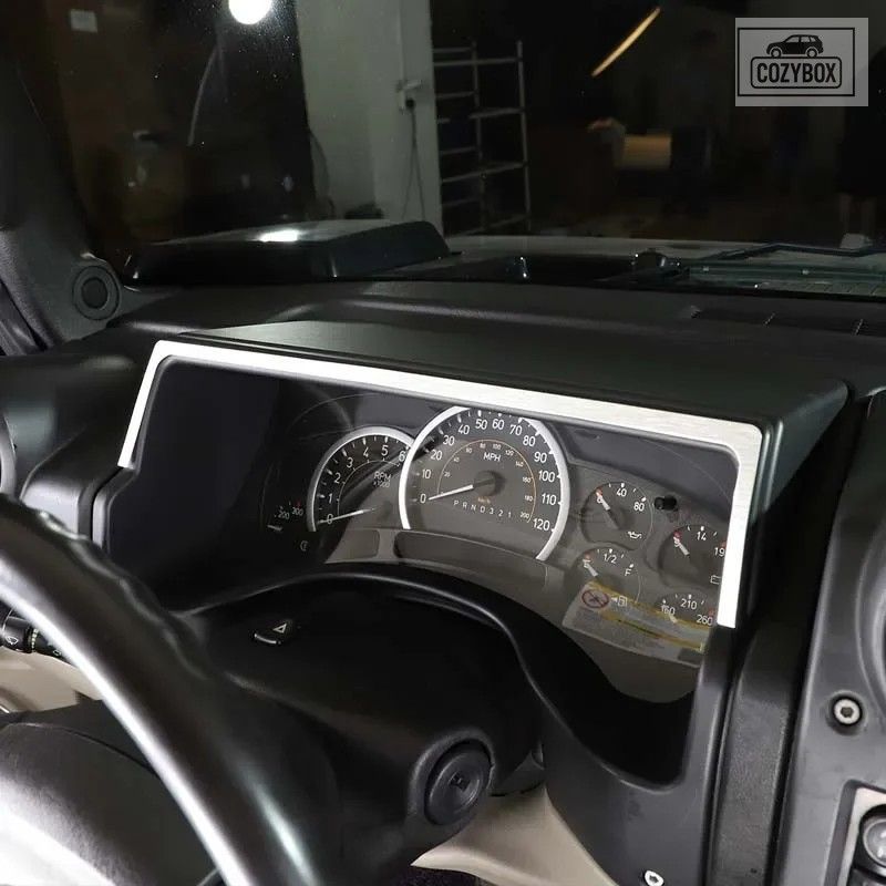 ハマー H2 2003-2007 ブライト ストリップ ダッシュボード計器パネルダイヤル カバー 10,452円