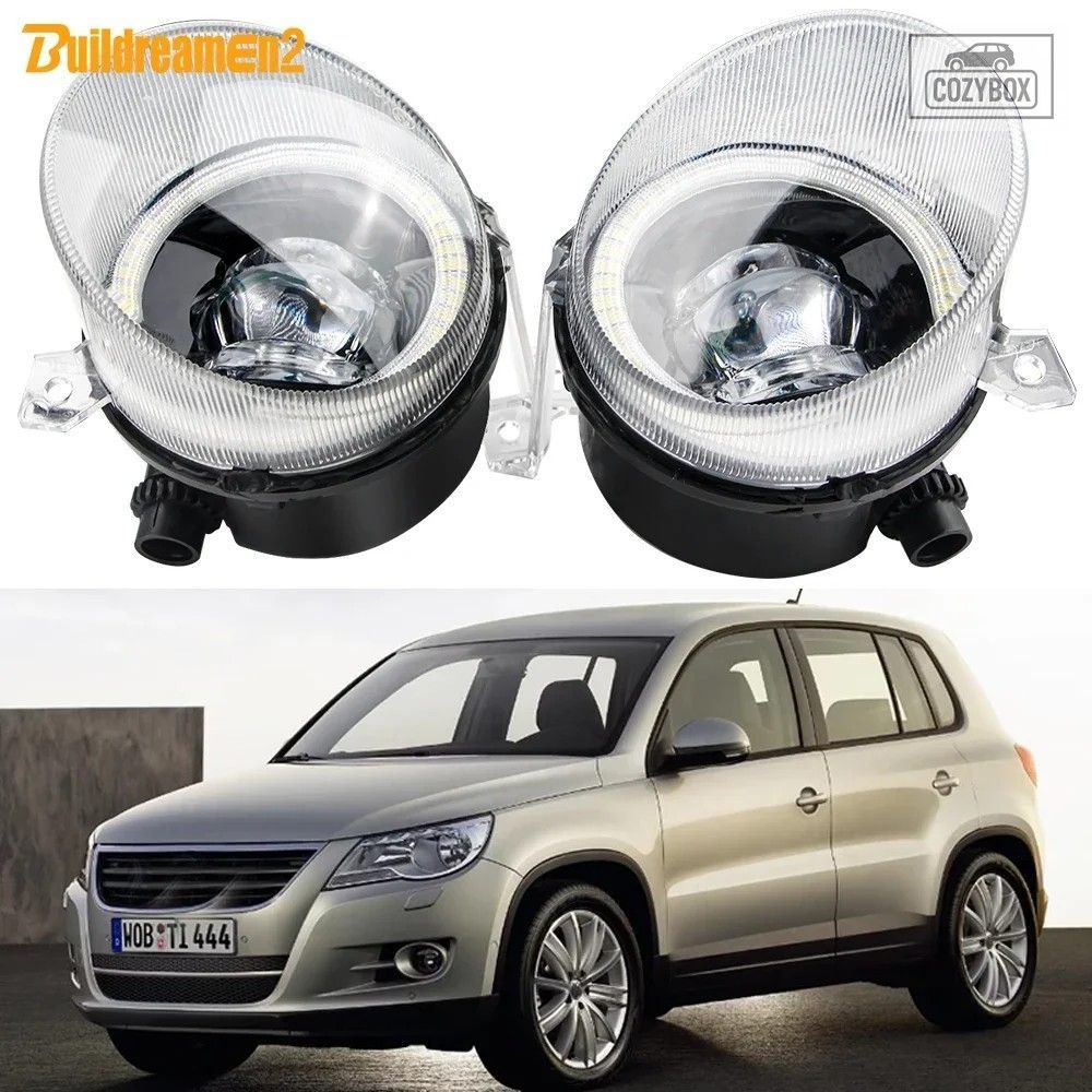 30W LED フォグライト エンジェルアイ デイライト VW フォルクス ワーゲン ティグア