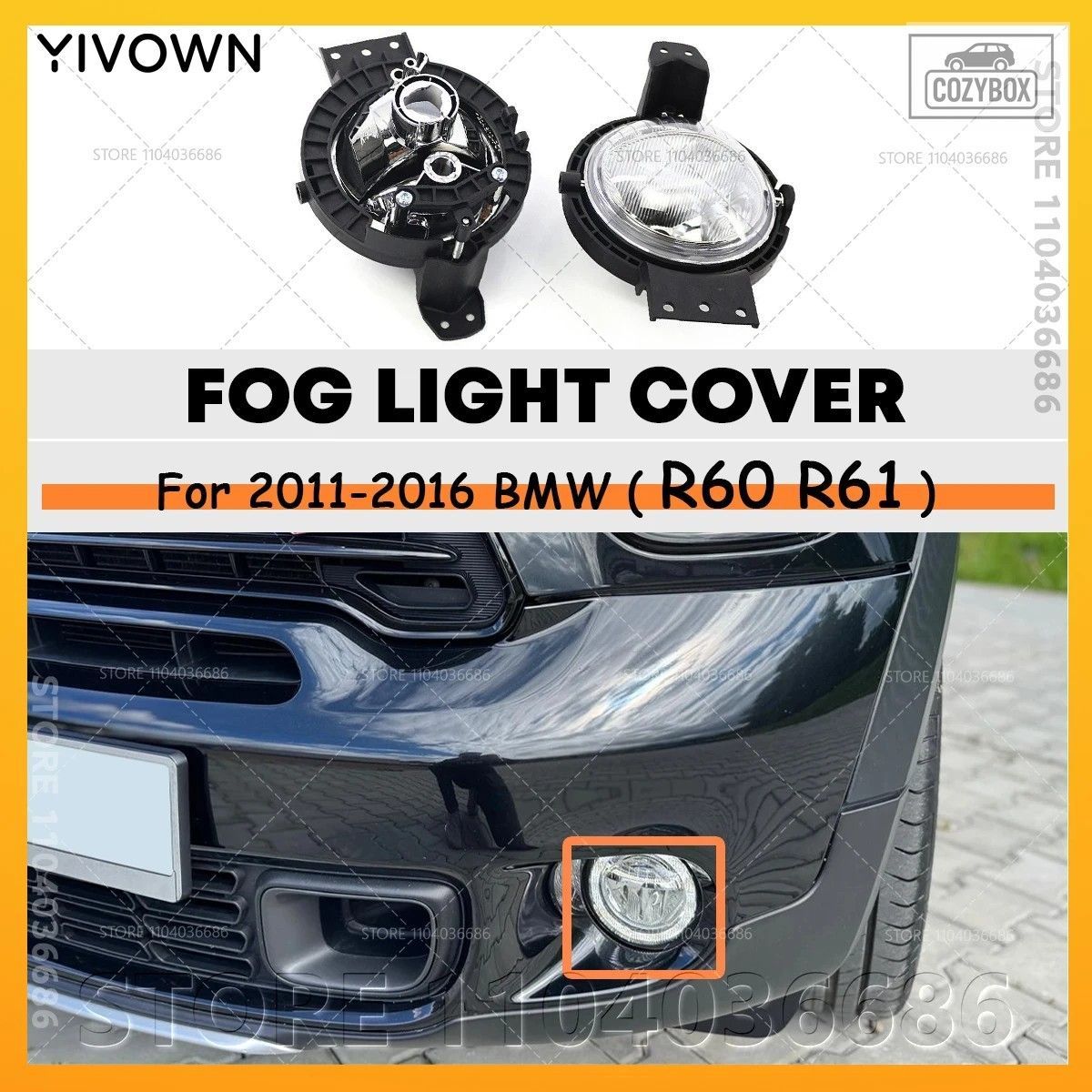 BMW ミニ クーパー 2011-2016 カントリーマン R60) ペースマン R61) フロント バン