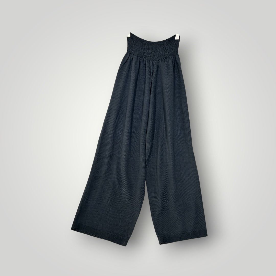 オールド ホームステッダー　Olde Homesteader　シルク100％　シルクプレインスティッチニットパンツ　SILK PLAIN STICH KNIT DRAWERS　チャコール　グレー