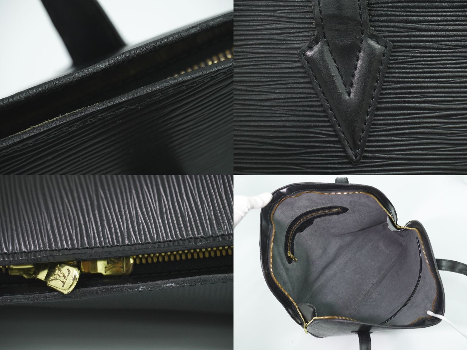 本物 ルイヴィトン LOUIS VUITTON LV リュサック エピ レザー