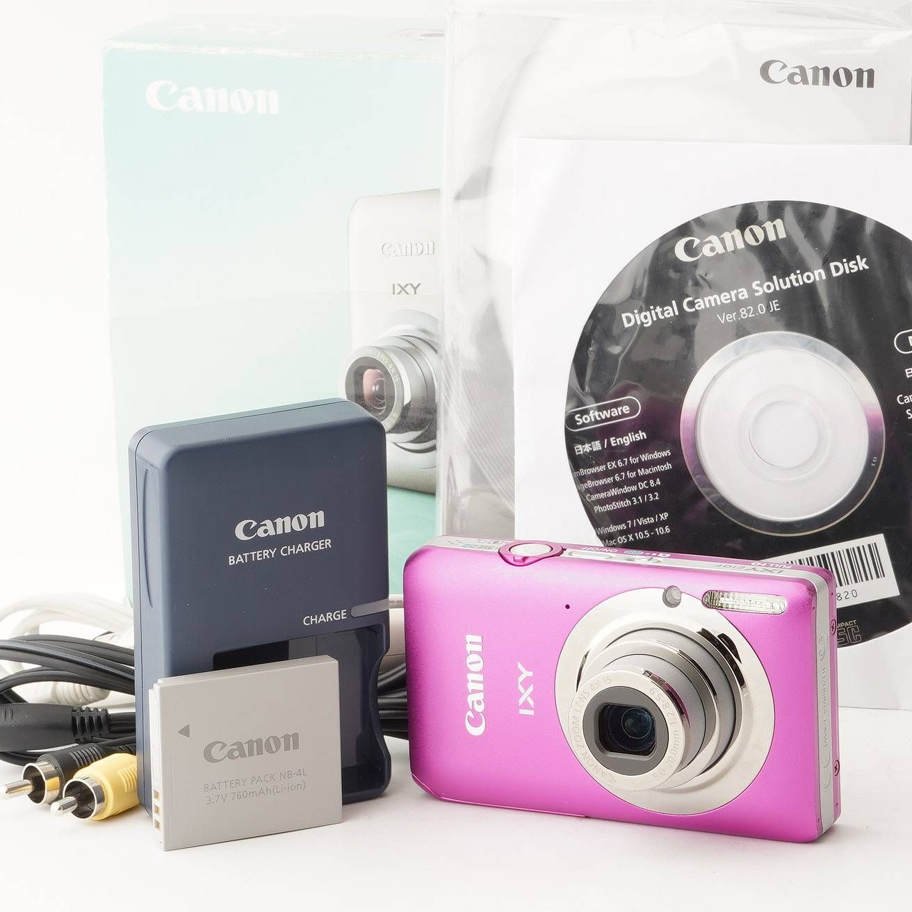 カメラ Canon キヤノン IXY 210F ピンク