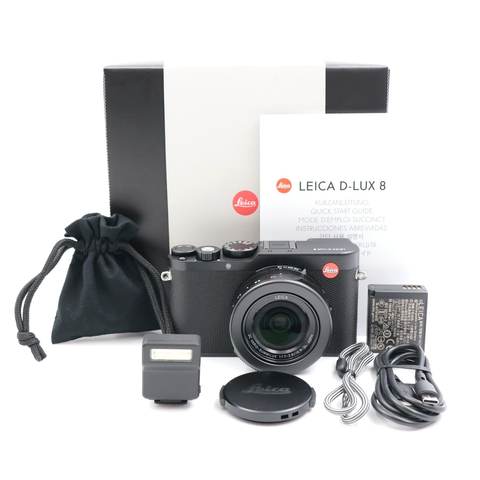 ■新品同様■ LEICA D-LUX8 ブラック コンパクトデジタルカメラ 19191 ライカ