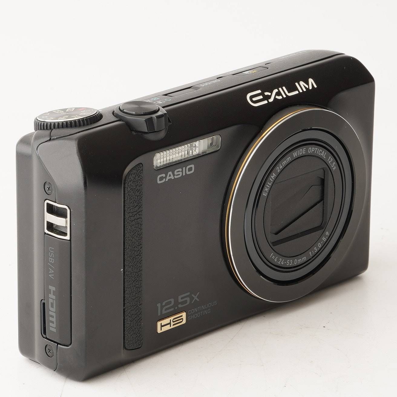 カシオ Casio EXILIM EX-ZR200 ブラック 12.5x ワイド光学ズーム
