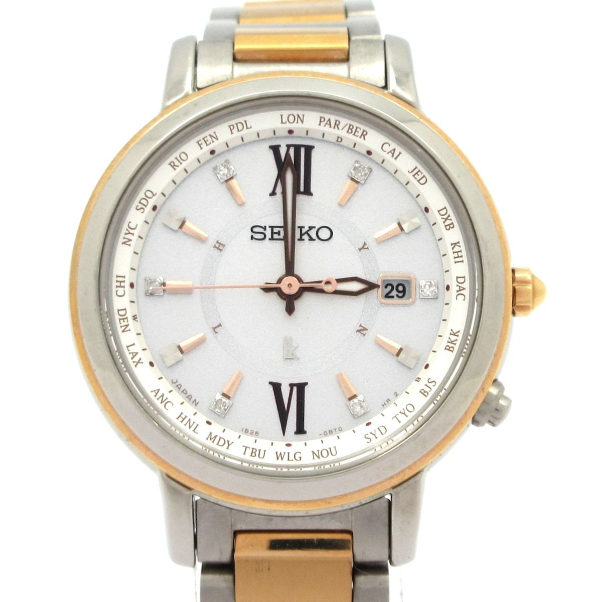 SEIKO(セイコー) 腕時計 LUKIA(ルキア) 1B25-0AV0 レディース シルバー
