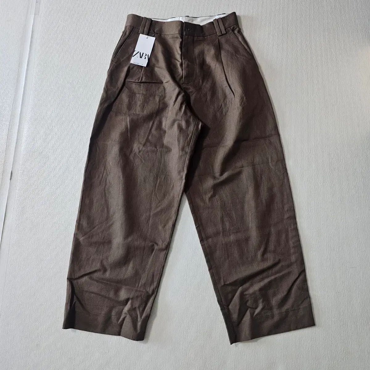 ZARA ザラ ブラウン ワイド スラックス 30 サイズ 新品