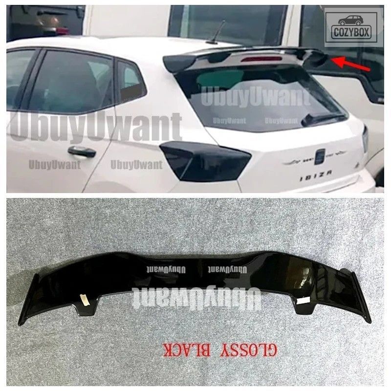 シートイビサ MK5 F6/MK4 6J ハッチバック 2008-2023 リアトランクリッドルーフ スポ
