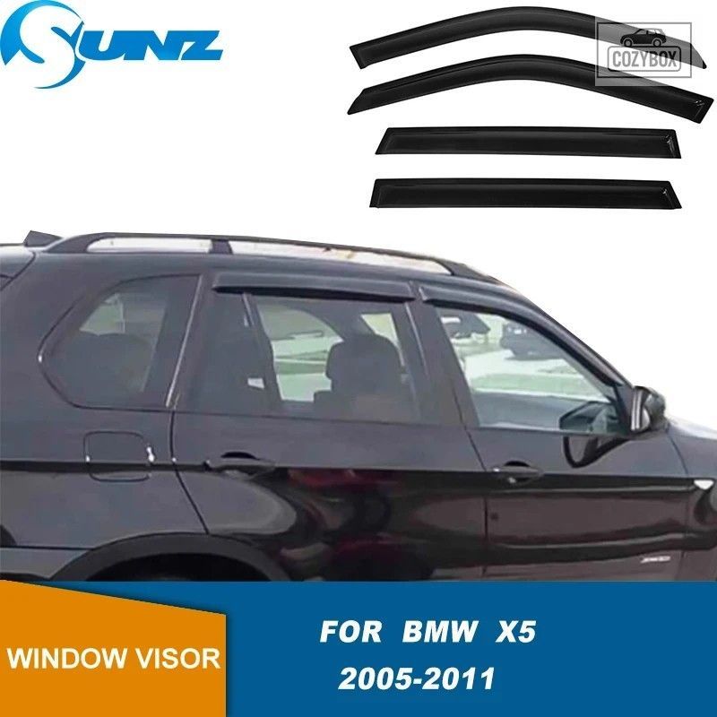 サイドウィンドウディフレクター Bmw X5 2005 - 11 ウェザーシールドサンレインディフ