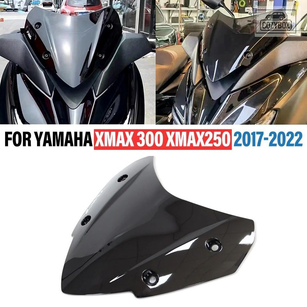 ヤマハ XMAX300 2017 - 22 オートバイフロントガラスフロントガラスバイザー Viser