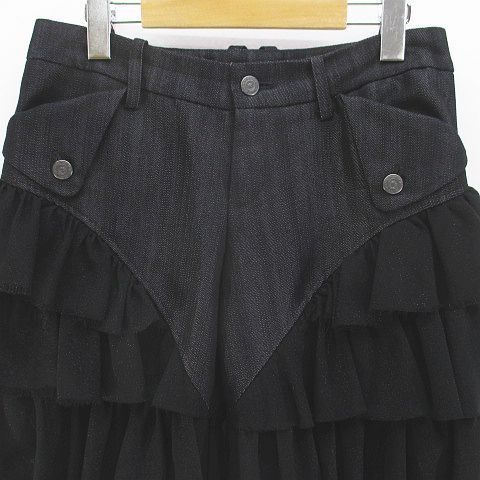 アリスアウアア alice auaa ロング丈 デニムパンツ ワイドパンツ