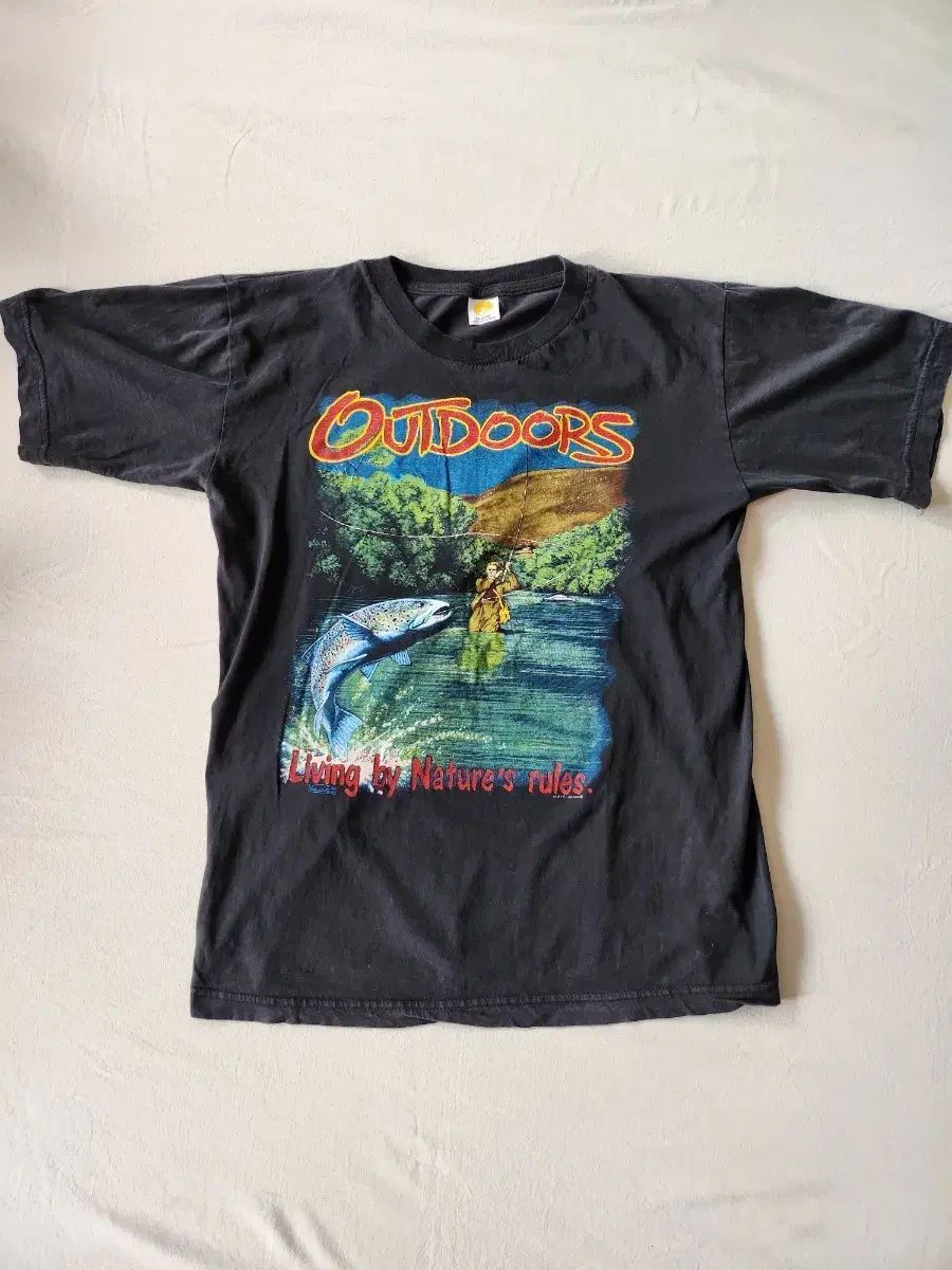 90s アウトドア フィッシング Tシャツ