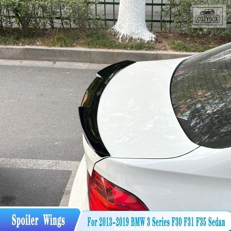 2012-2019 BMW 3 シリーズ F30 F35 F80 M4 スタイルリアトランクリッド スポイラーリ