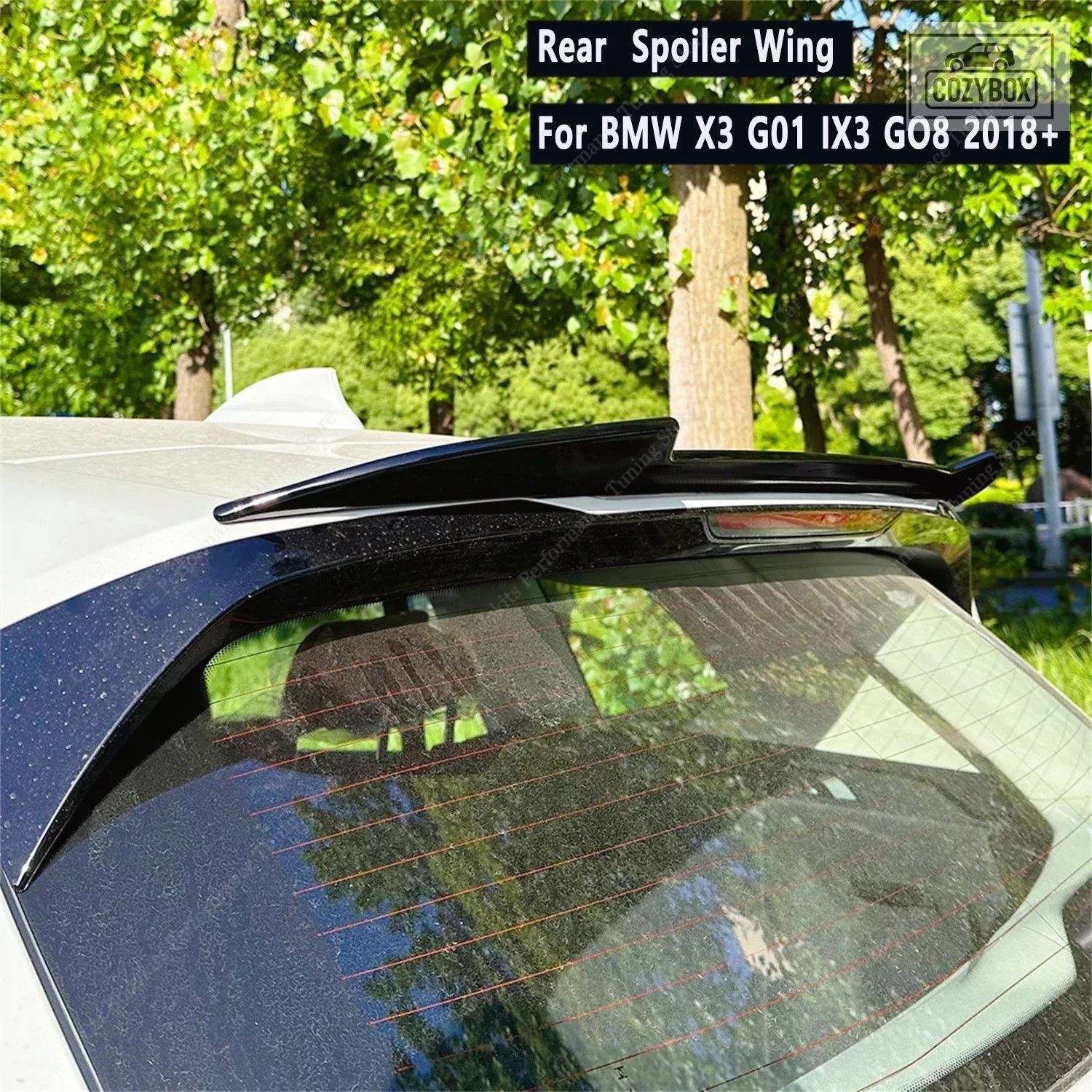 ABS マックススタイルリア スポイラー BMW X3 G01 iX3 G08 20d 28i 30i 30d 30e 2018