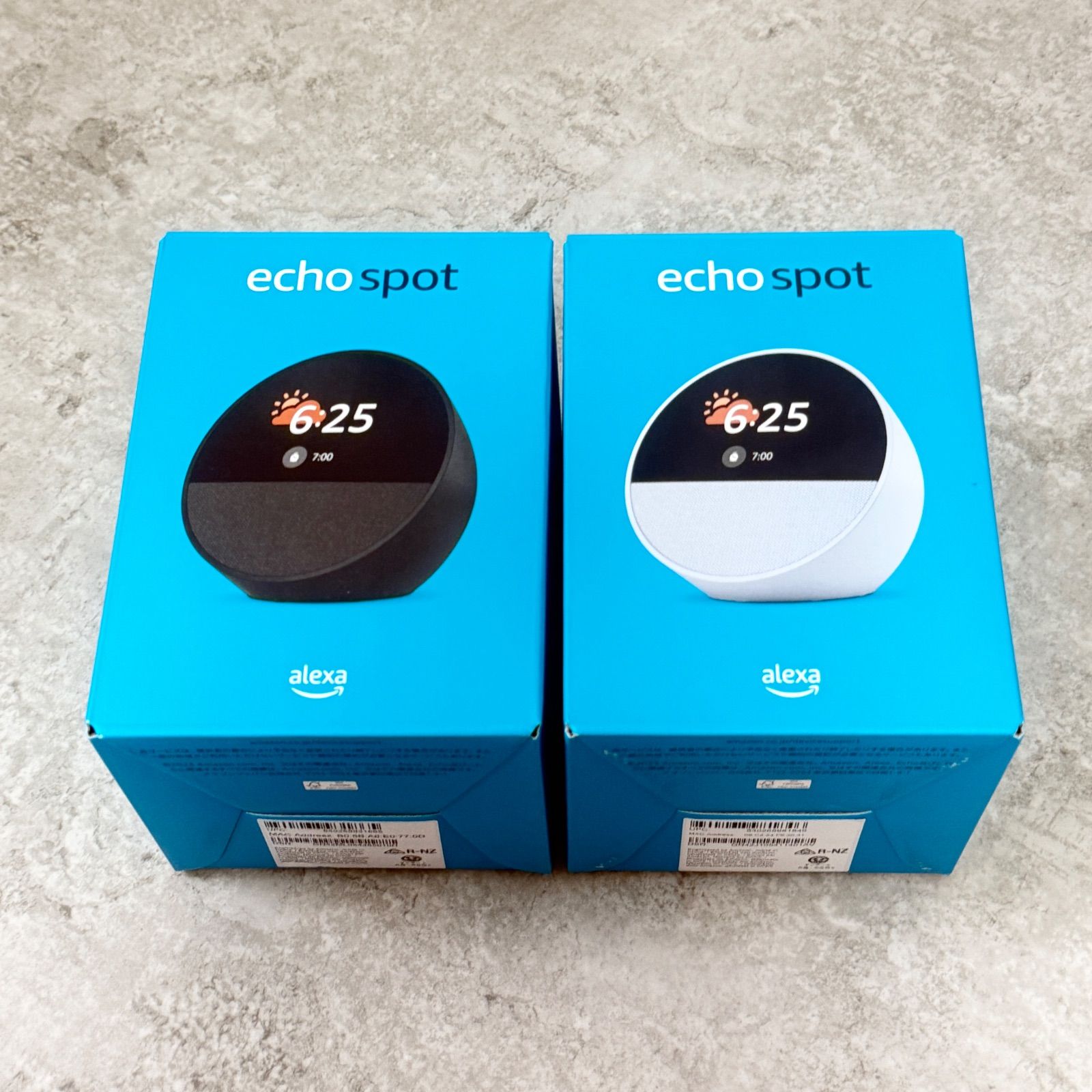 ☆新品2個セット☆アマゾン アレクサ echospot ブラック/ホワイト 