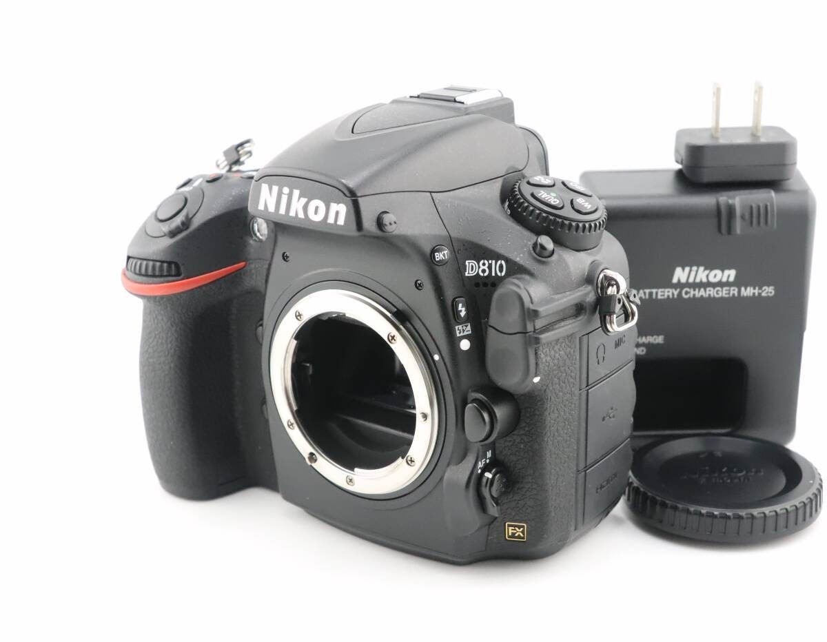 ★美品★ショット数11,524回★ニコン NIKON D810 ボディ 充電器付★　W0679＃5177