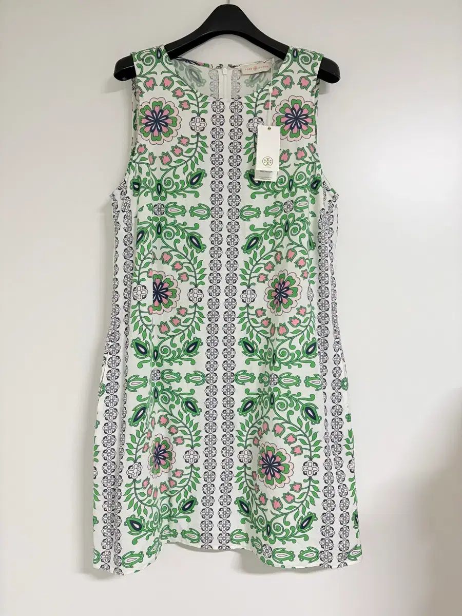 TORY BURCH トリーバーチ ガーデンパーティー フローラ リネン ブレンド ワンピース M