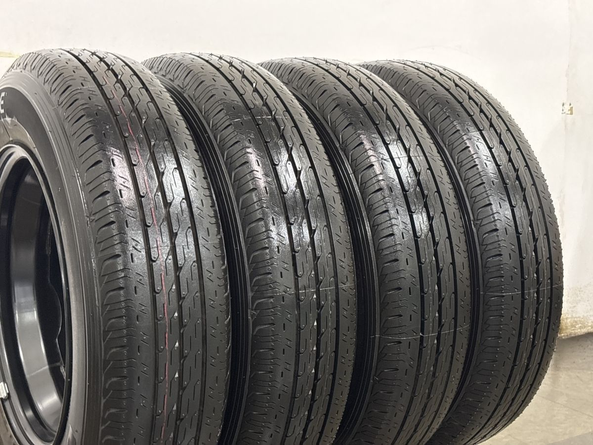 日産nv200バネット 新車外し175/80R14 ブリヂストンエコピア4本 2025年製 新車外し品】ニッサン NV200 バネット 2WD 純正 14in 5J +45