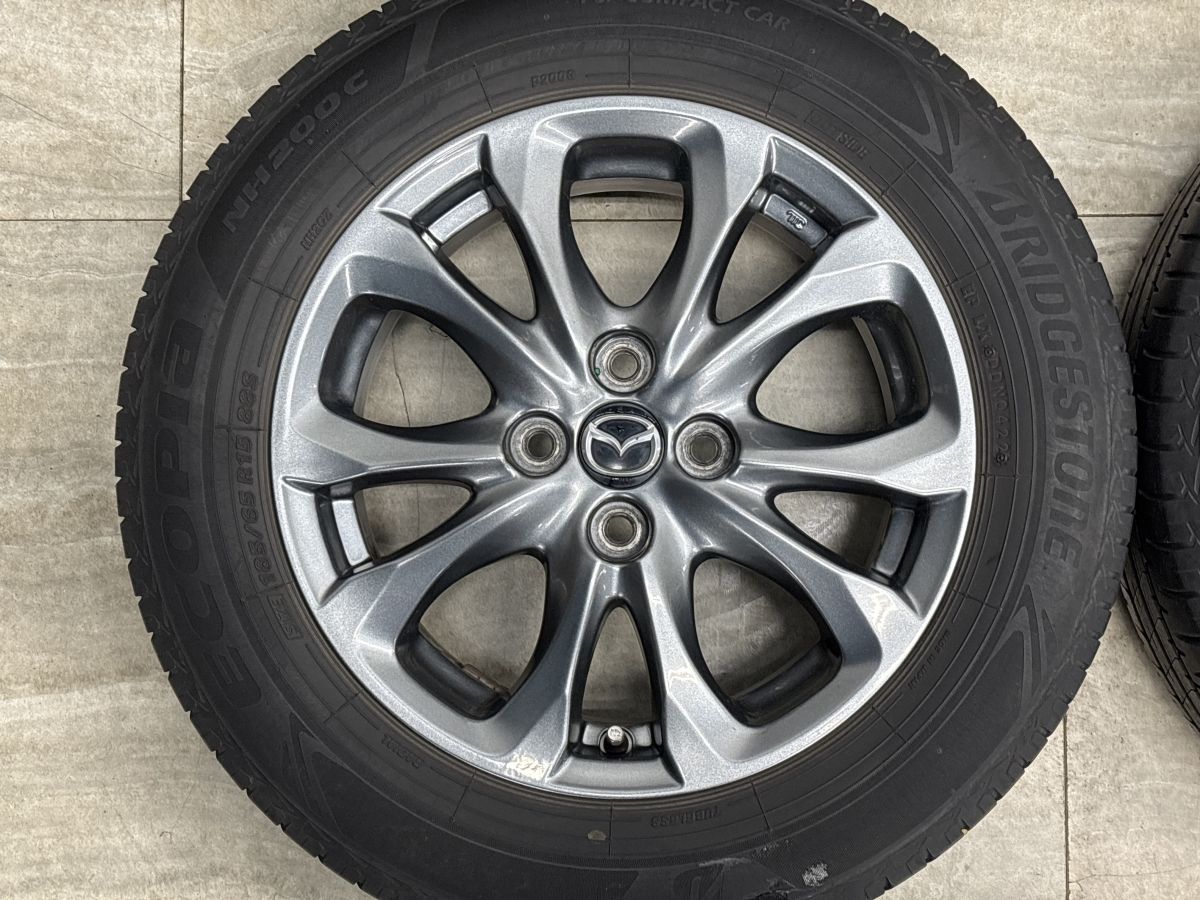 純正品】マツダ デミオ 純正 15in 5.5J +40 PCD100 ブリヂストン