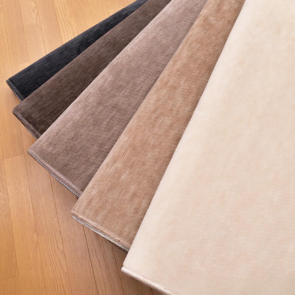 辻川産業 カーペット 江戸間 ナンテン グレージュ 6畳 261×352cm 日本製 防音 抗菌防臭 ペット対応★m 9de24afc