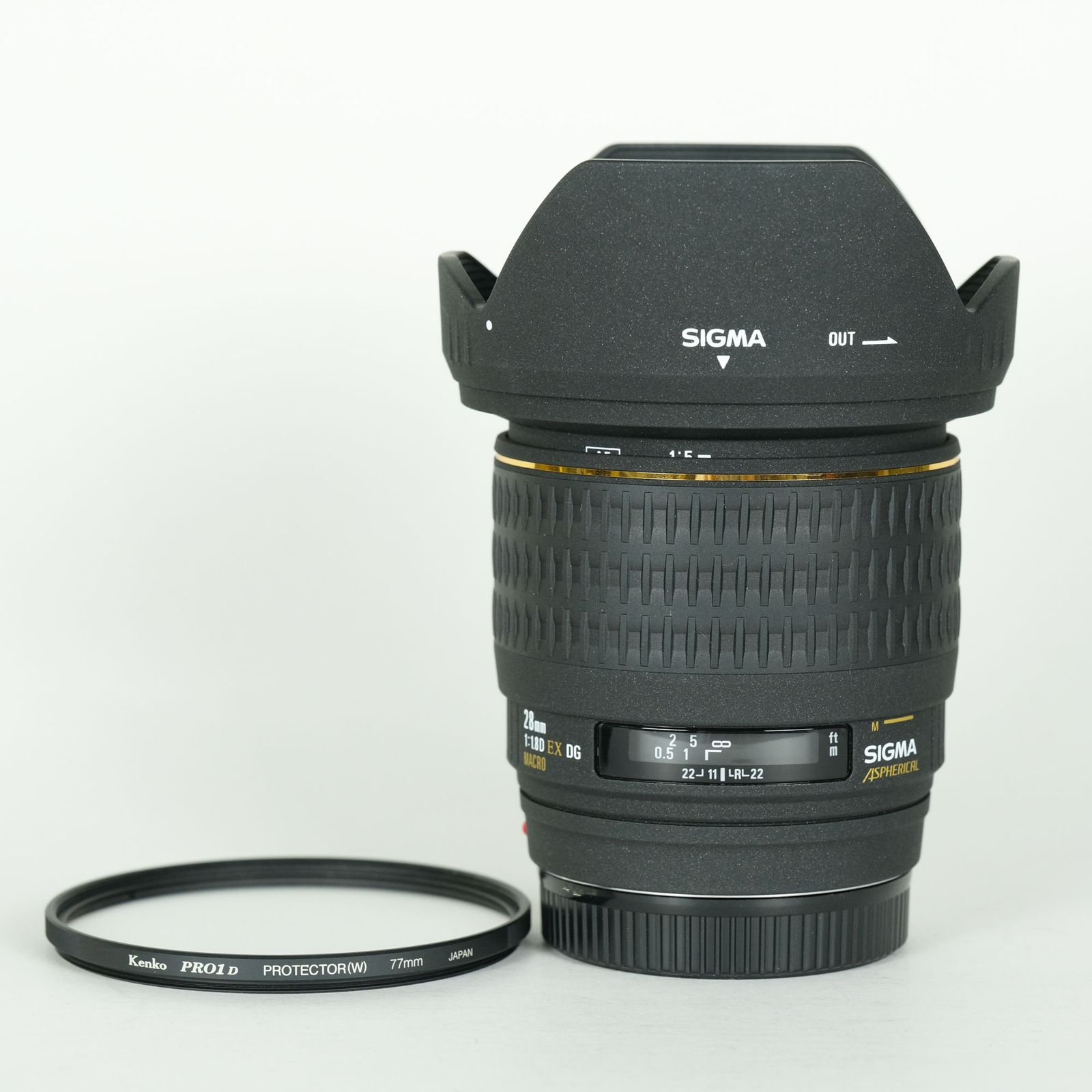 [良品 | フィルター付] SIGMA 28mm F1.8 EX DG ASPHERICAL MACRO [ソニーA用] | SONY Aマウント