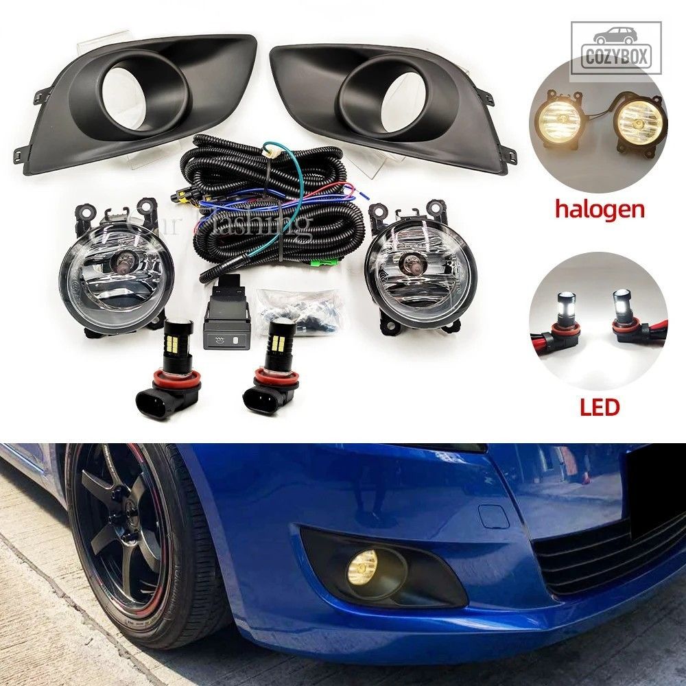 スズキ スイフト 2011 - 17 車 LED フォグライトデイタイムランニング DRL ワイヤー