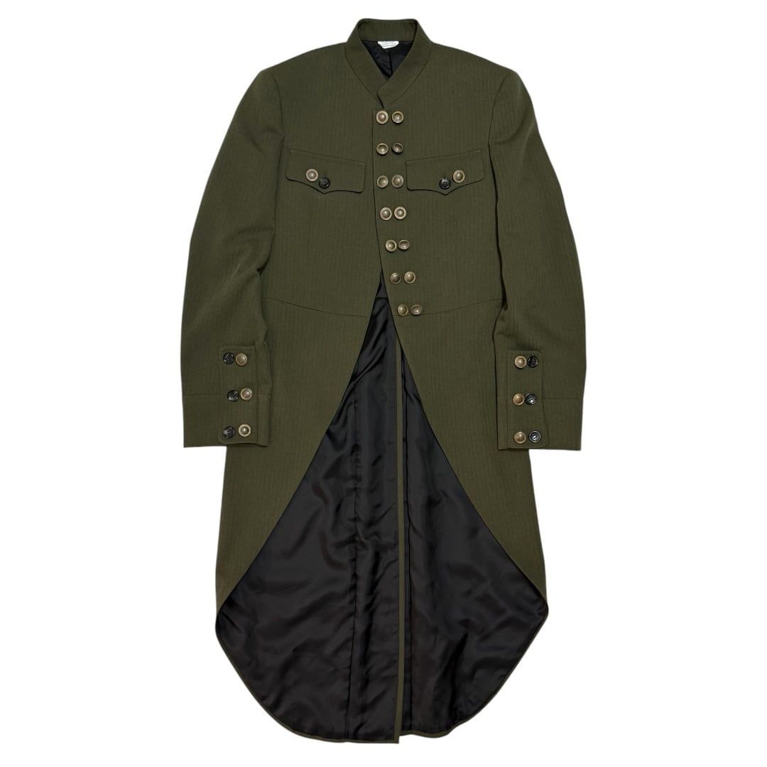 COMMEdesGARCONS HOMME PLUS　25AW LOOK1 Herringbone Military Tail Jacket