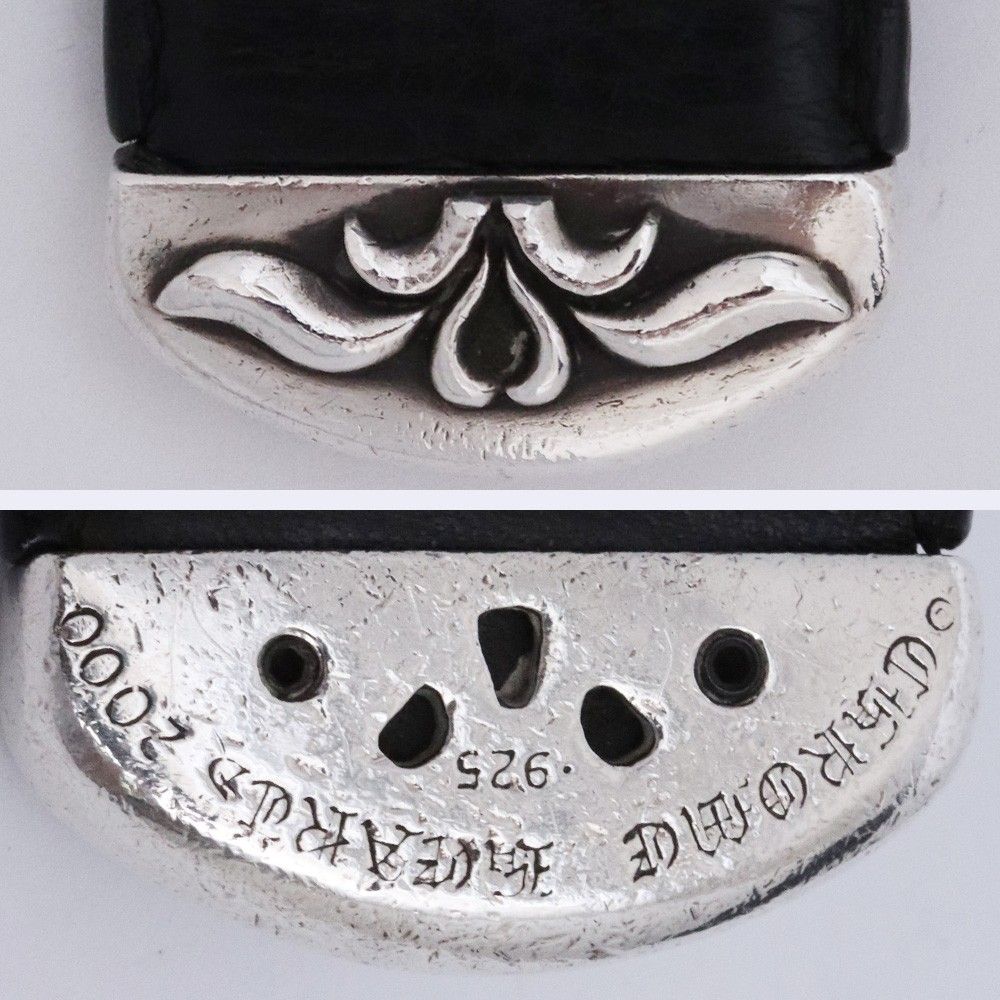 CHROME HEARTS 3ピース クラシック OTJ レザーベルト 1.5 34インチ
