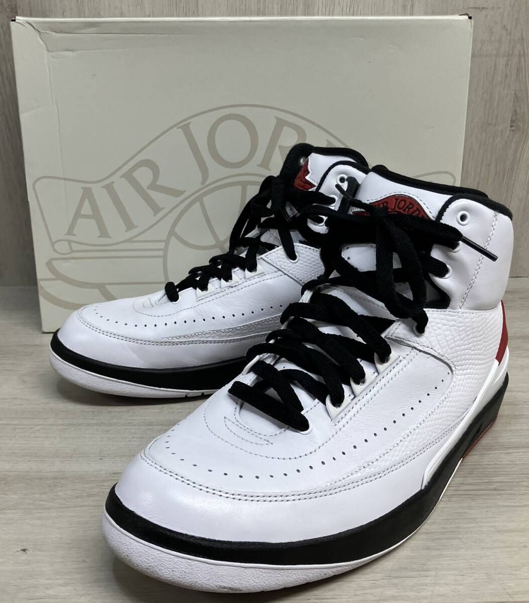 NIKE Air Jordan 2 OG Chicago ナイキ エアージョーダン シカゴ DX2454-106 27.5cm ホワイト レッド スニーカー メンズ