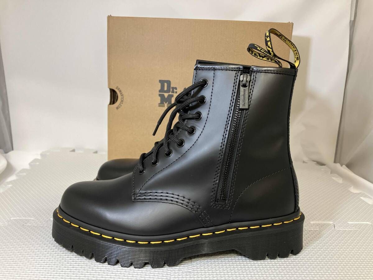 Dr. Martens ドクターマーチン 1460 ZIP BEX 8 ホール ブーツ 黒 ブラック サイズUK7 JP26cm 箱付 42726001