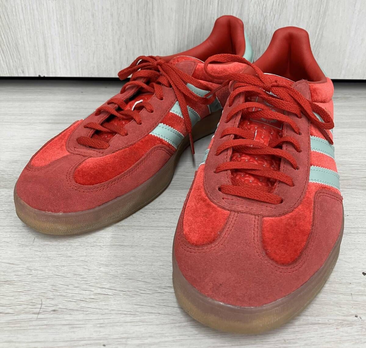 adidas GAZELLE INDOOR WMNS Better Scarlet アディダス ガゼル インドア ユニセックス メンズ スニーカー レッド スウェード IG6786