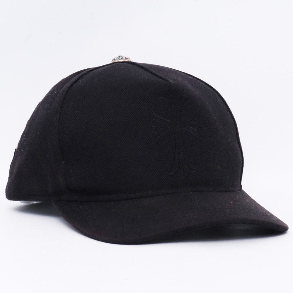 CHROME HEARTS クロス ベースボールデニムキャップ ブラック - メルカリ