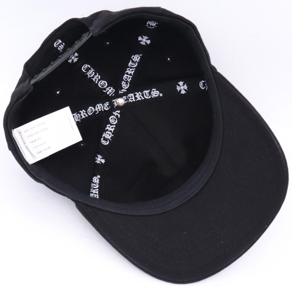CHROME HEARTS クロス ベースボールデニムキャップ ブラック - メルカリ