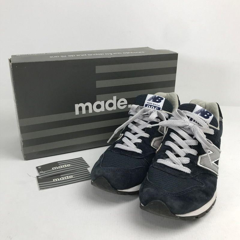 【中古品】 NEW BALANCE ニューバランス M996NAV SNEAKER スニーカー 靴 シューズ 【162-260628-mh-12-fuz】