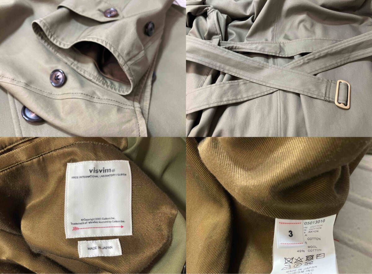 VISVIM / ビズビム / トレンチコート / 19AW / DASHIELL TRENCH V