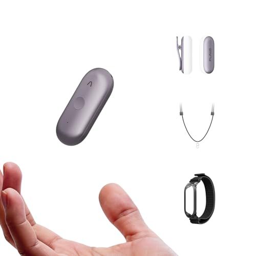 Plaud NotePin S AIボイスレコーダー ウェアラブルAIデバイス 小型 4種類のアクセサリー付属 物理ボタン搭載 ワンタッチ録音 自動文字起こし/要約 自動議事録/メモ生成 Web会議対応 先端AIモデル活用 112言語対応 20時間連続録音ｍａ