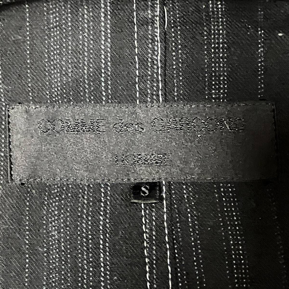 00SS COMME des GARÇONS HOMME テーラードジャケット 製品染ストライプ