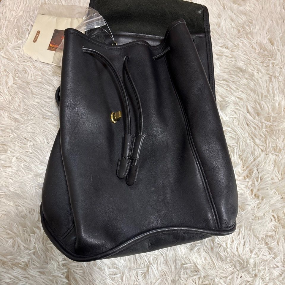 USA製 COACH オールドコーチ 9943 レザー リュック ブラック 本革 美品 OLD COACH オールドコーチ リュック USA製 ユニセックス