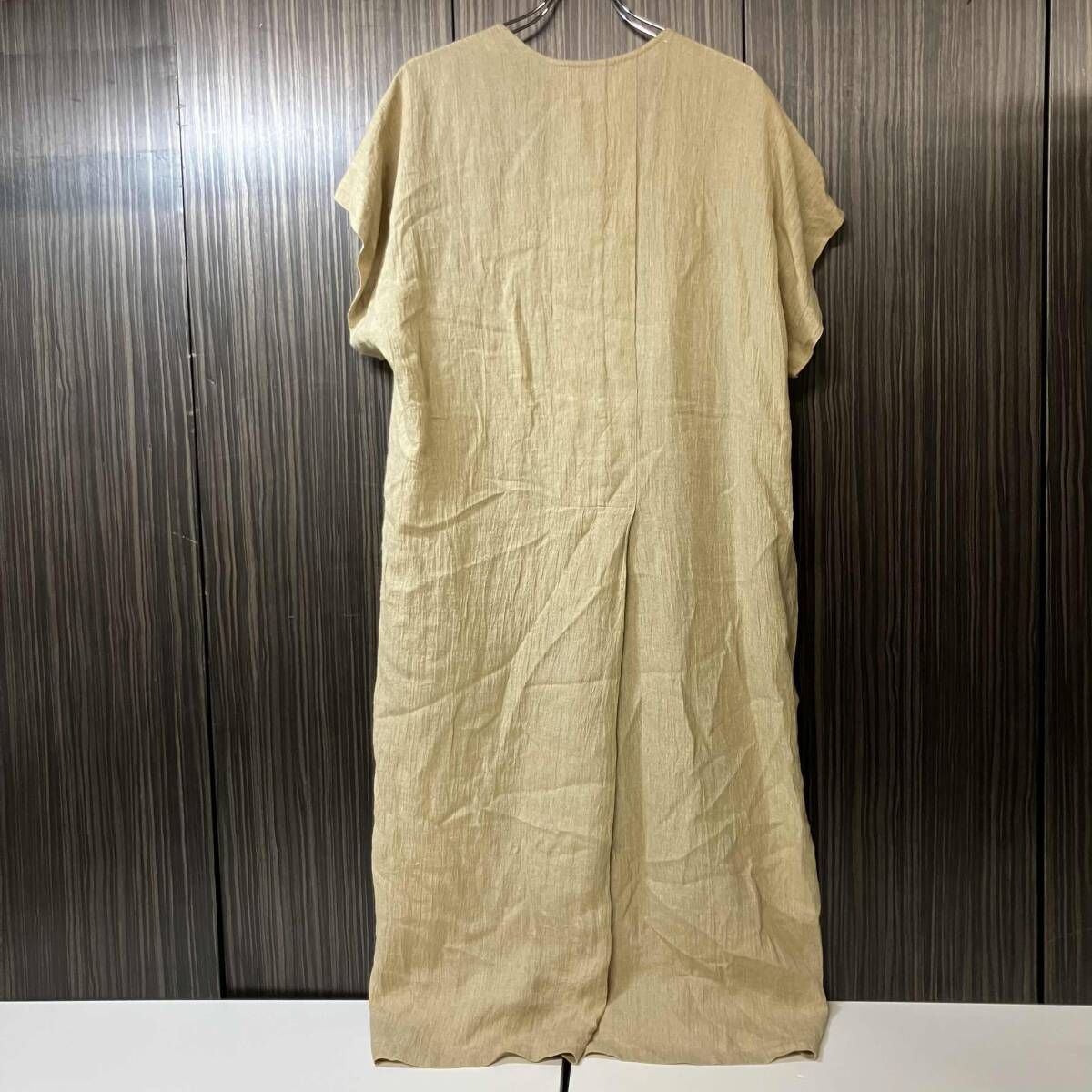 70s ISSEY MIYAKE ノースリーブワンピース 初期タグ リネンワンピース