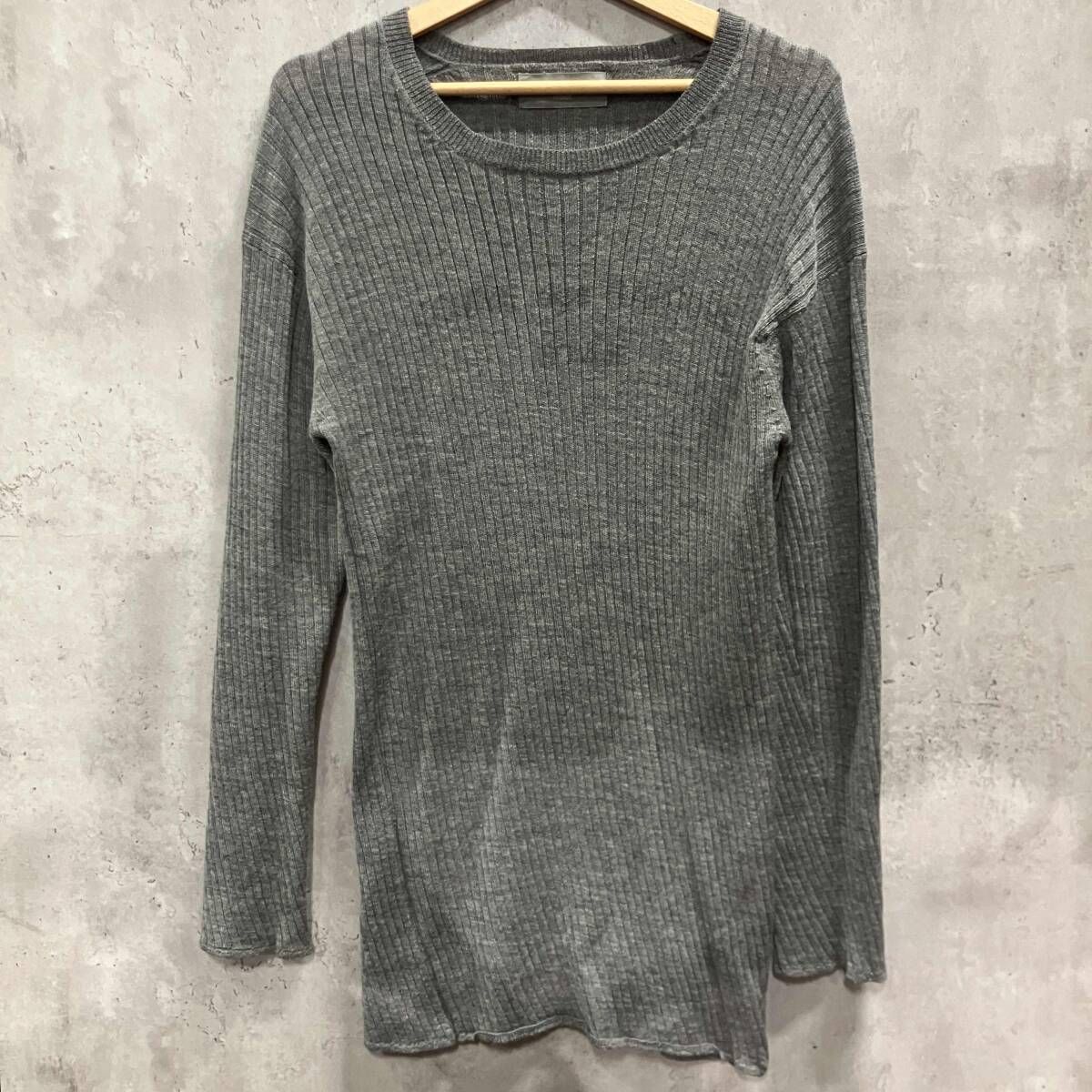 96AW COMME des GARCONS HOMME ロゴプリントウールローゲージニット 