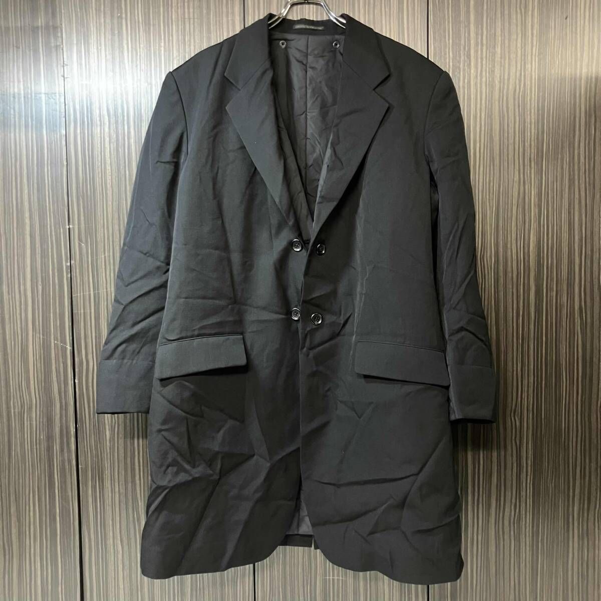 25AW YOHJI YAMAMOTO POUR HOMME ジャケット WOOL GABA REVERSIBLE JK WITH NYLON LINER サイズ2 HL-J25-835 ヨウジヤマモトプールオム