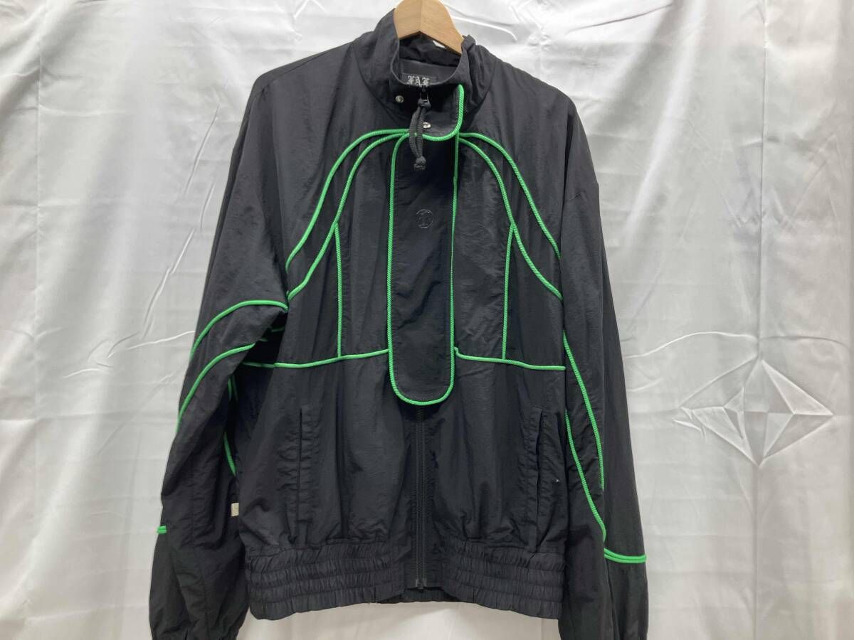 FAKE AS FLOWERS フェイクアズフラワーズ ナイロン WARM UP JACKET 表記サイズ3 ブラック