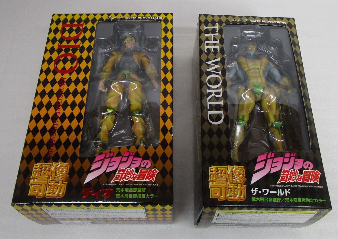 新品未開封 超像可動 DIO & ザ・ワールド 2体セット ジョジョの奇妙