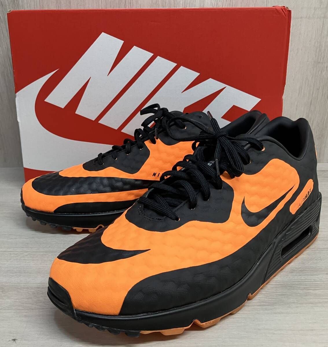 NIKE Air Max 90 Hypervenom ナイキ エアマックス ハイパーヴェノム IR1978-844 27cm メンズ スニーカー オレンジ ブラック