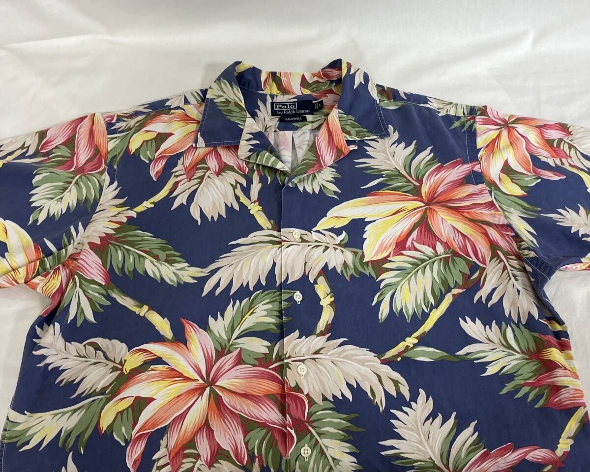 POLO Ralph Lauren ポロ ラルフローレン 半袖シャツ サイズL 総柄 花柄