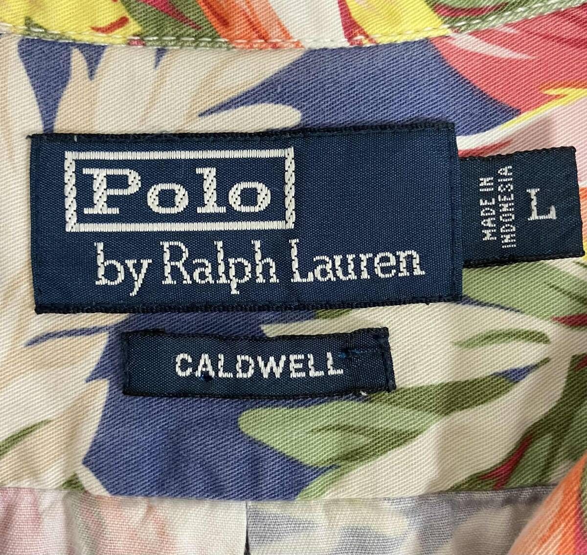 POLO Ralph Lauren ポロ ラルフローレン 半袖シャツ サイズL 総柄 花柄
