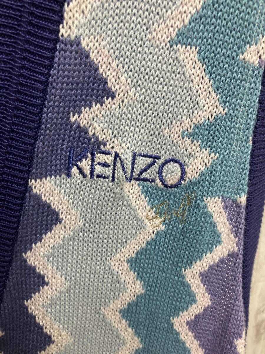 KENZO GOLF/ベスト/総柄ニットベスト - メルカリ