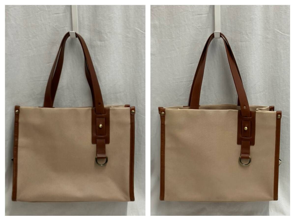 保存袋付] BURBERRY バーバリートートバッグ ベージュ ブラウン